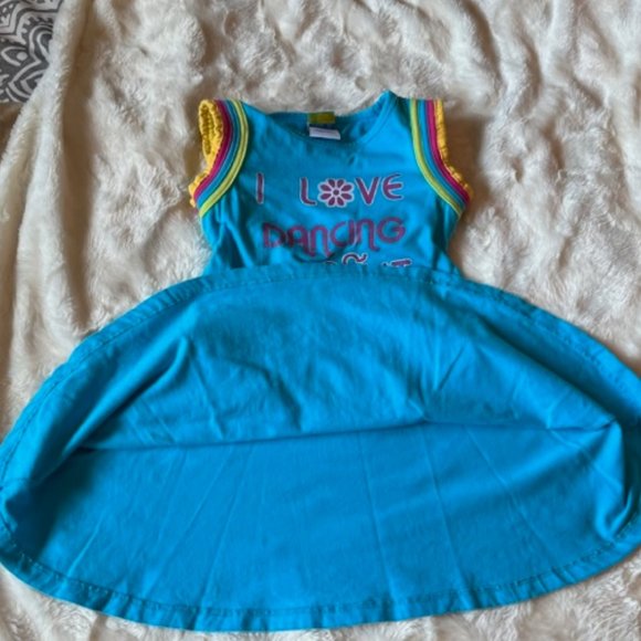 2/$30 Kloz for Kids Blue Sleeveless Dress Girls Size 6 - Picture 10 of 12